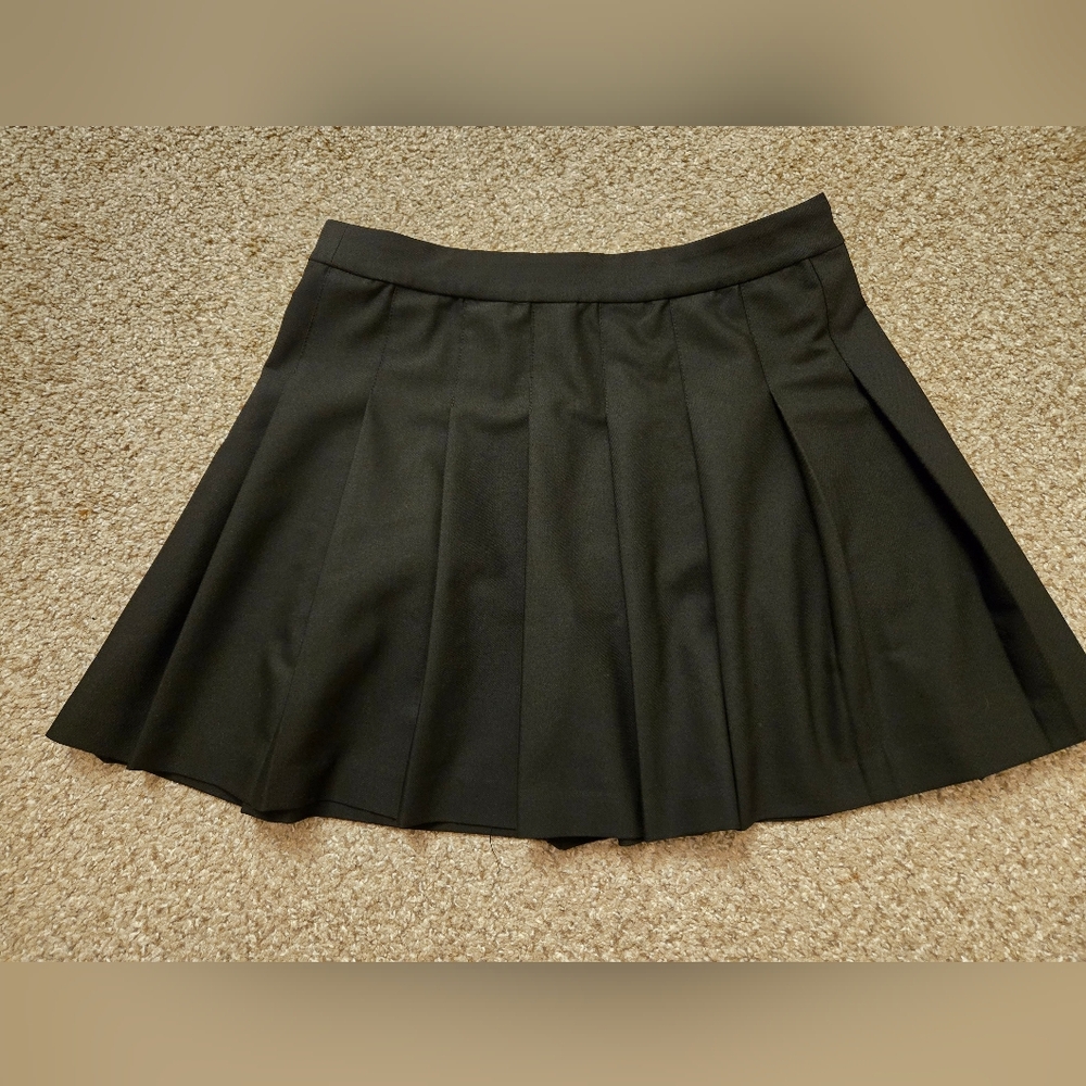 Aritzia Sunday Best Black Pleated Skirt 8